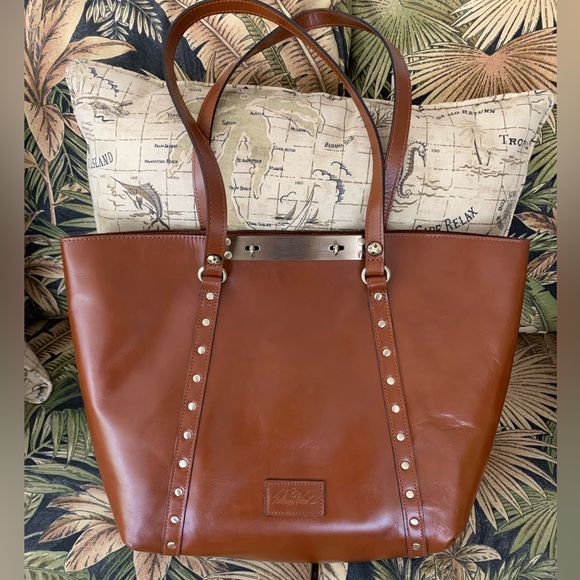 Patricia Nash Tote/Handbag, Lge, Brown, Benvenuto, NWT - Picture 2 of 12